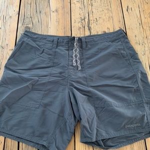Patagonia nylon stand up shorts, grey,  s 34/L